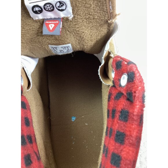 Vans MTE Brown Suede High-Top Sneakers*Plaid Lining*UltraCush Tech*Men 8.5*EUC - Picture 5 of 13